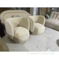 현대적인 디자인 리코 라운지 의자 부 클로 패브릭 의자